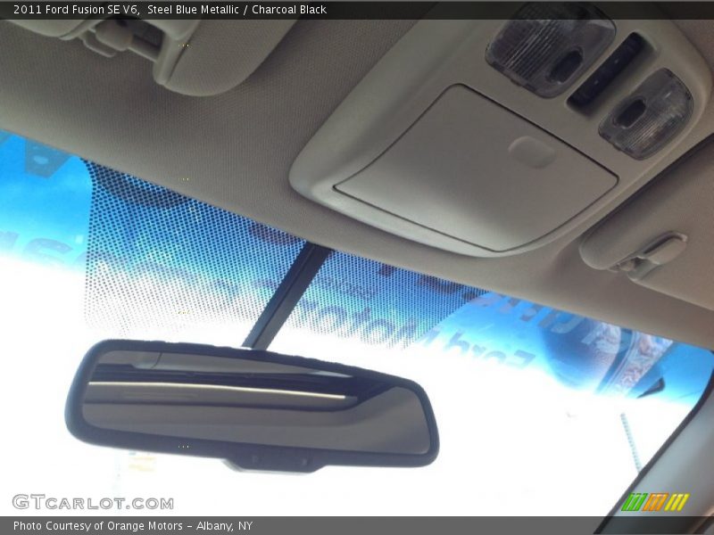 Steel Blue Metallic / Charcoal Black 2011 Ford Fusion SE V6