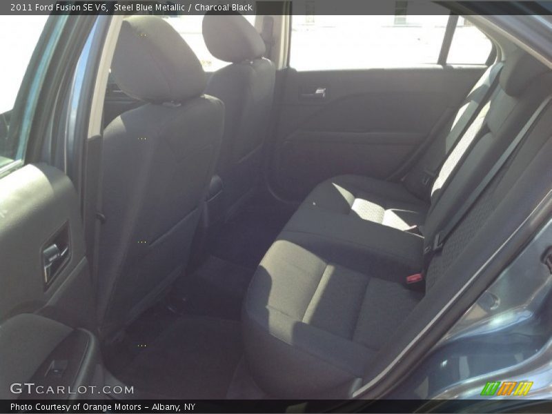 Steel Blue Metallic / Charcoal Black 2011 Ford Fusion SE V6