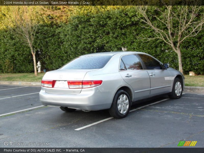 Satin Silver Metallic / Gray 2004 Honda Accord LX Sedan