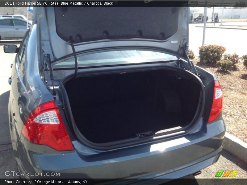 Steel Blue Metallic / Charcoal Black 2011 Ford Fusion SE V6