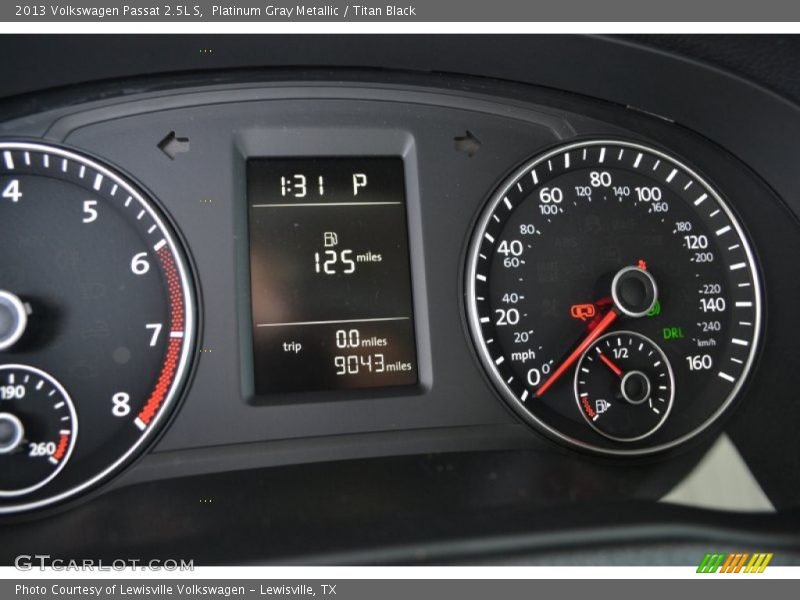 Platinum Gray Metallic / Titan Black 2013 Volkswagen Passat 2.5L S