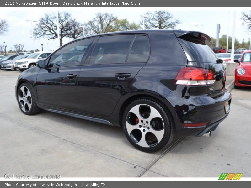 Deep Black Metallic / Interlagos Plaid Cloth 2012 Volkswagen GTI 4 Door