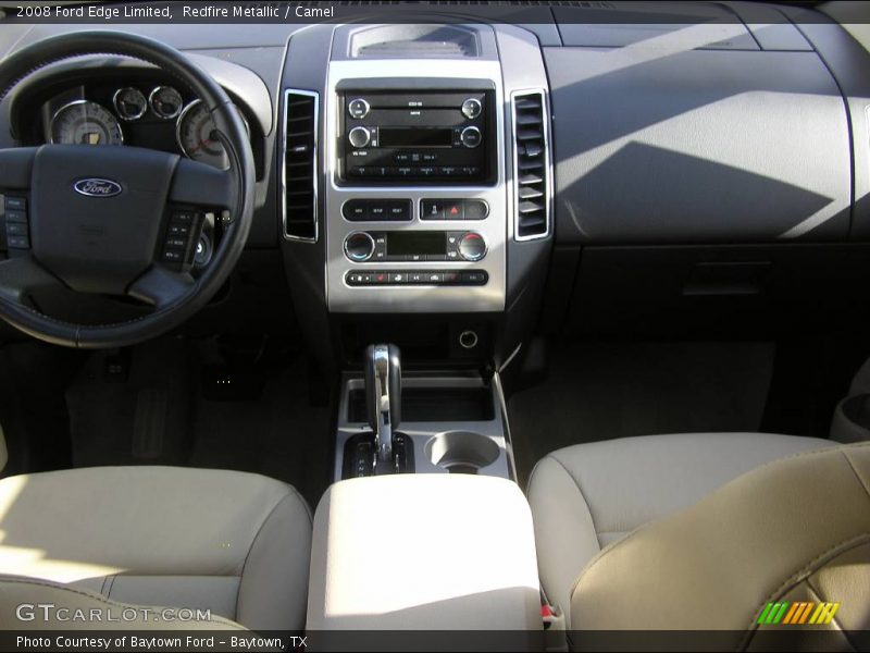 Redfire Metallic / Camel 2008 Ford Edge Limited