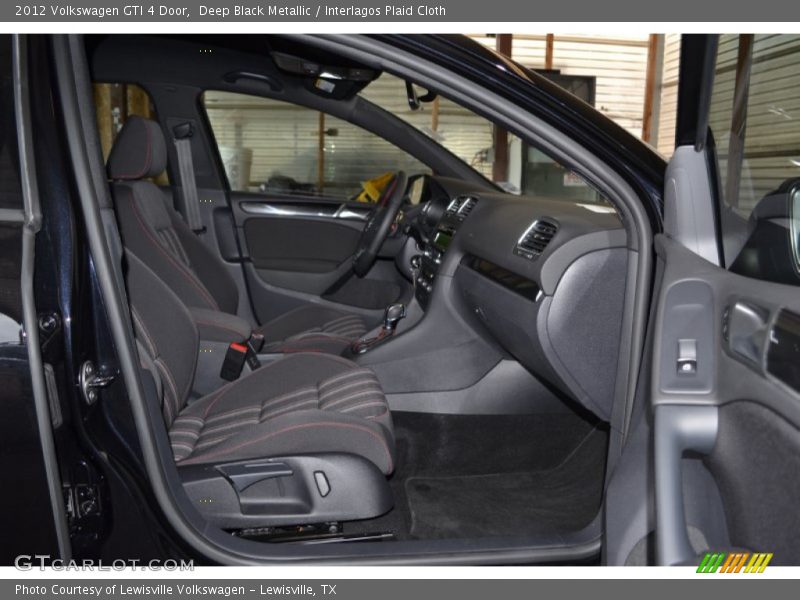 Deep Black Metallic / Interlagos Plaid Cloth 2012 Volkswagen GTI 4 Door