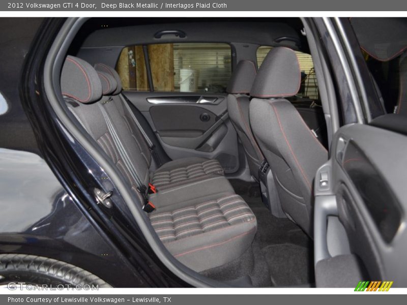 Deep Black Metallic / Interlagos Plaid Cloth 2012 Volkswagen GTI 4 Door