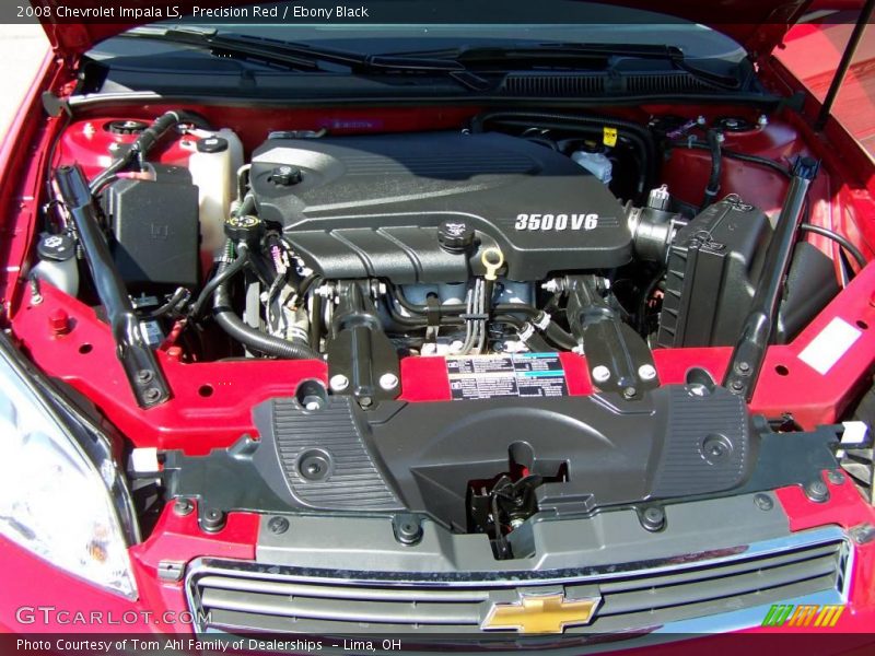 Precision Red / Ebony Black 2008 Chevrolet Impala LS