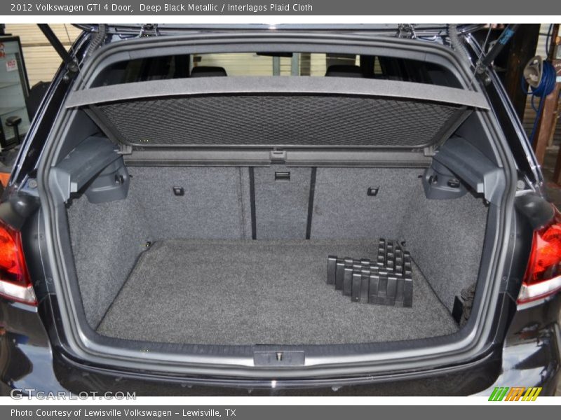 Deep Black Metallic / Interlagos Plaid Cloth 2012 Volkswagen GTI 4 Door