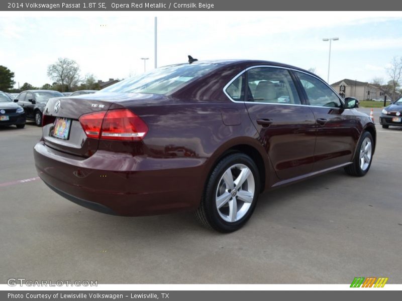 Opera Red Metallic / Cornsilk Beige 2014 Volkswagen Passat 1.8T SE