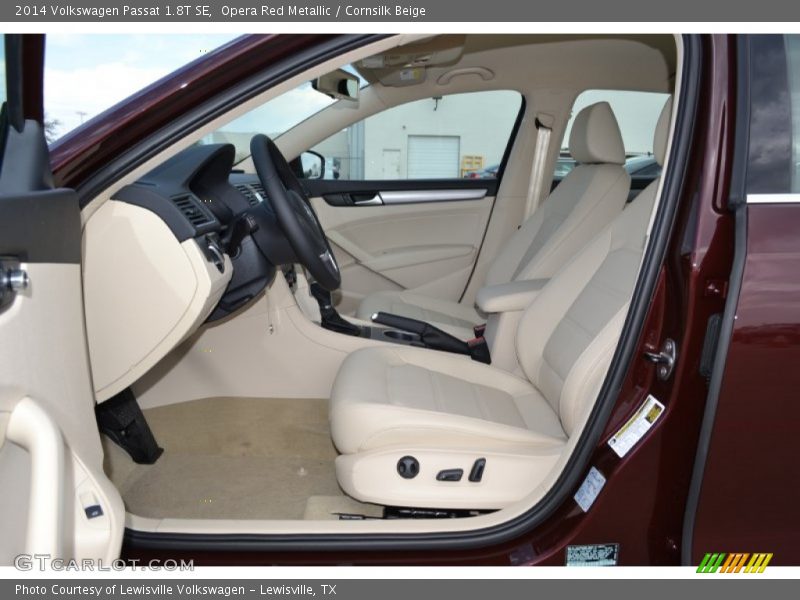 Opera Red Metallic / Cornsilk Beige 2014 Volkswagen Passat 1.8T SE