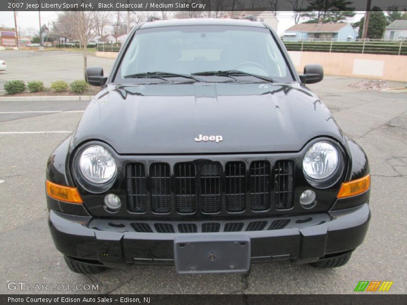 Black Clearcoat / Medium Slate Gray 2007 Jeep Liberty Sport 4x4