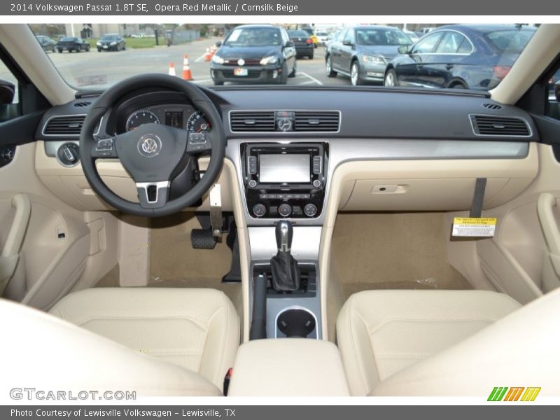 Opera Red Metallic / Cornsilk Beige 2014 Volkswagen Passat 1.8T SE