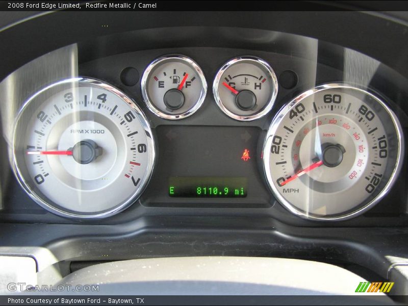 Redfire Metallic / Camel 2008 Ford Edge Limited