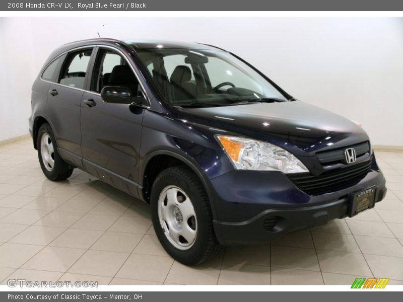 Royal Blue Pearl / Black 2008 Honda CR-V LX