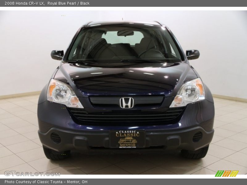 Royal Blue Pearl / Black 2008 Honda CR-V LX