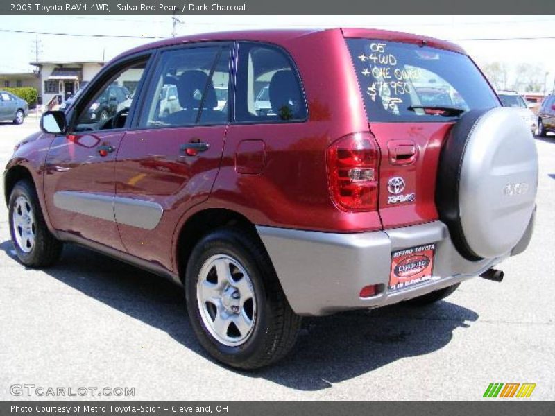 Salsa Red Pearl / Dark Charcoal 2005 Toyota RAV4 4WD