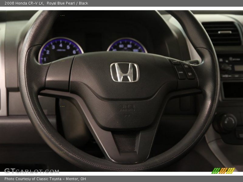 Royal Blue Pearl / Black 2008 Honda CR-V LX