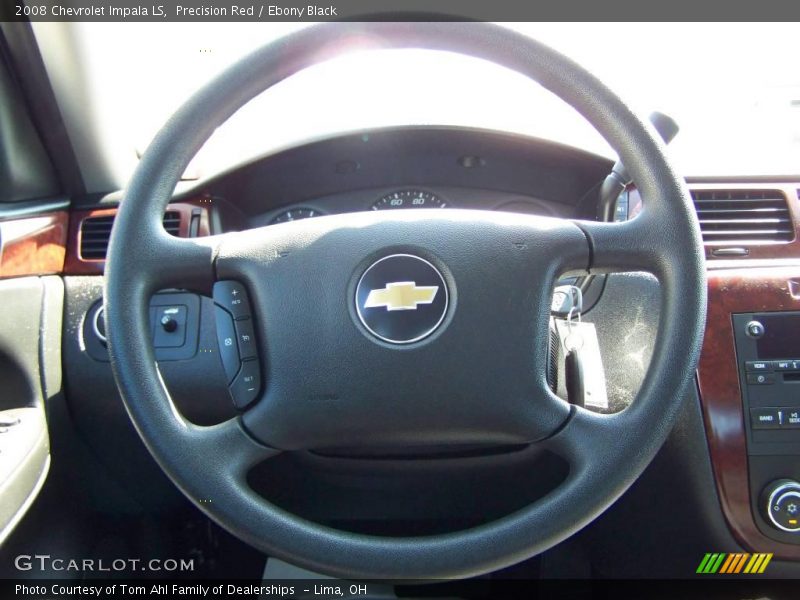 Precision Red / Ebony Black 2008 Chevrolet Impala LS