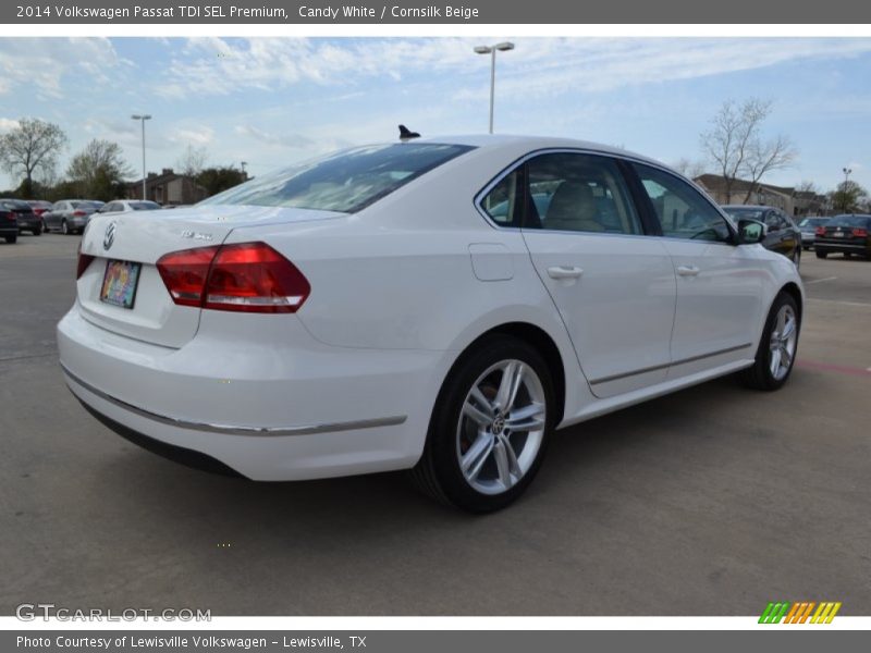 Candy White / Cornsilk Beige 2014 Volkswagen Passat TDI SEL Premium