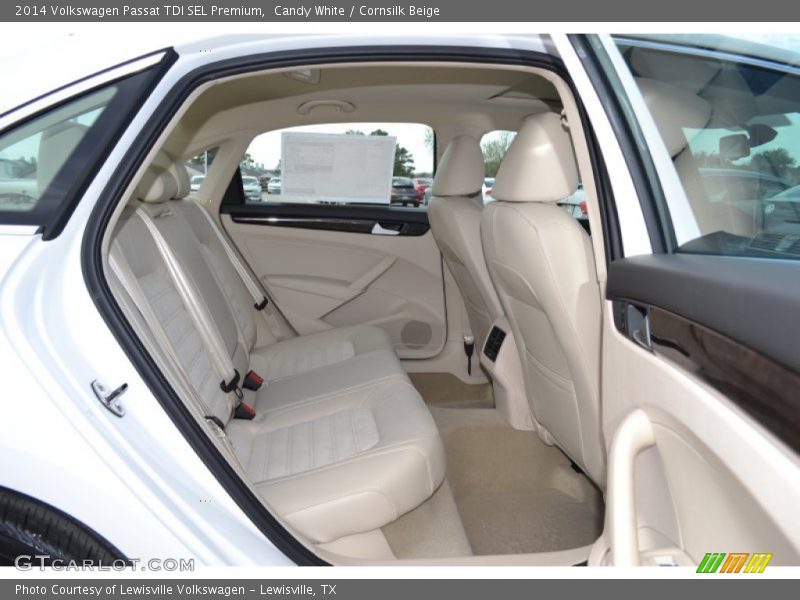 Candy White / Cornsilk Beige 2014 Volkswagen Passat TDI SEL Premium