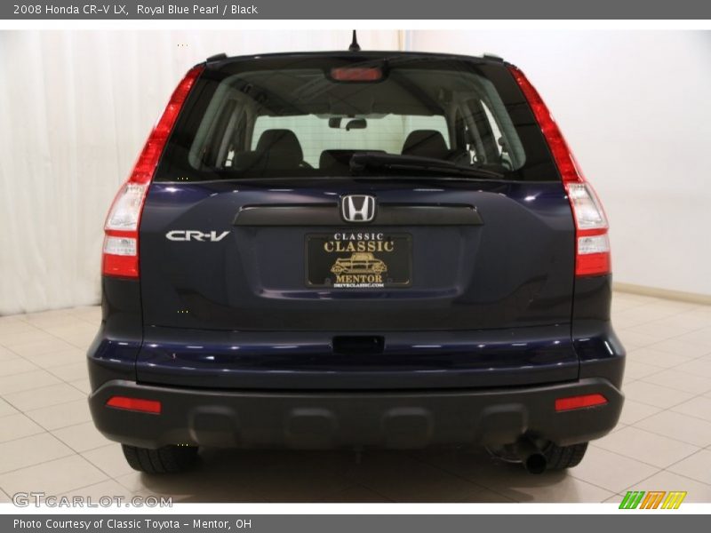 Royal Blue Pearl / Black 2008 Honda CR-V LX
