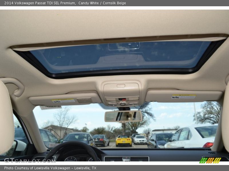 Candy White / Cornsilk Beige 2014 Volkswagen Passat TDI SEL Premium