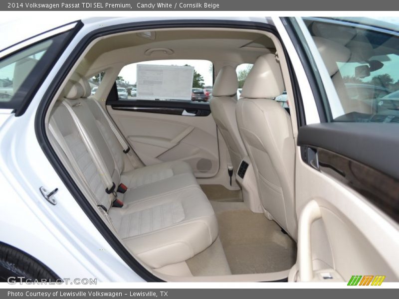 Candy White / Cornsilk Beige 2014 Volkswagen Passat TDI SEL Premium