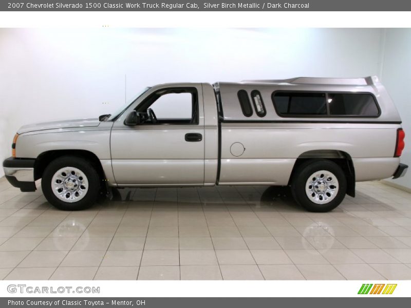 Silver Birch Metallic / Dark Charcoal 2007 Chevrolet Silverado 1500 Classic Work Truck Regular Cab