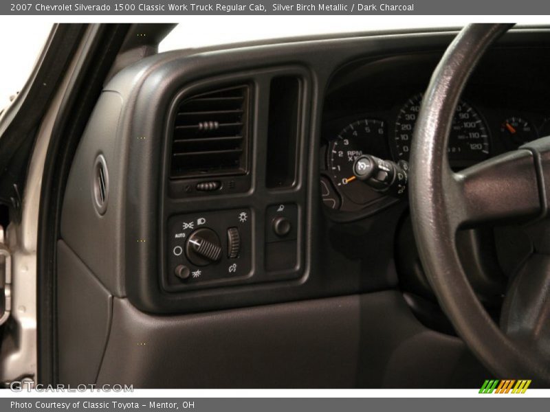 Silver Birch Metallic / Dark Charcoal 2007 Chevrolet Silverado 1500 Classic Work Truck Regular Cab