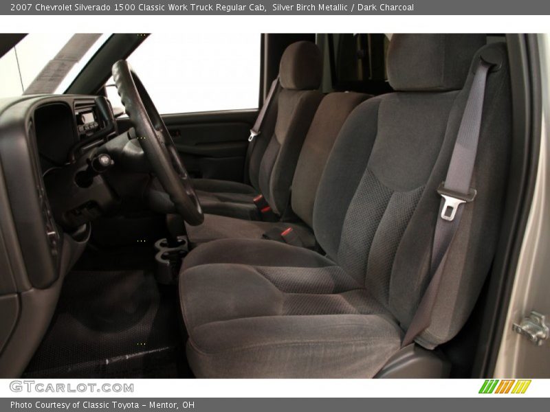 Silver Birch Metallic / Dark Charcoal 2007 Chevrolet Silverado 1500 Classic Work Truck Regular Cab