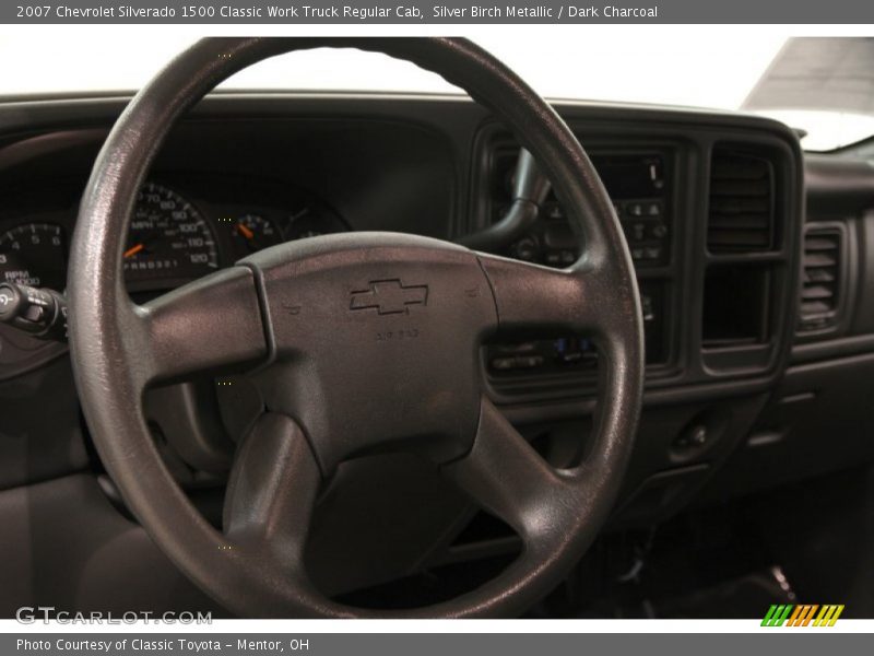 Silver Birch Metallic / Dark Charcoal 2007 Chevrolet Silverado 1500 Classic Work Truck Regular Cab