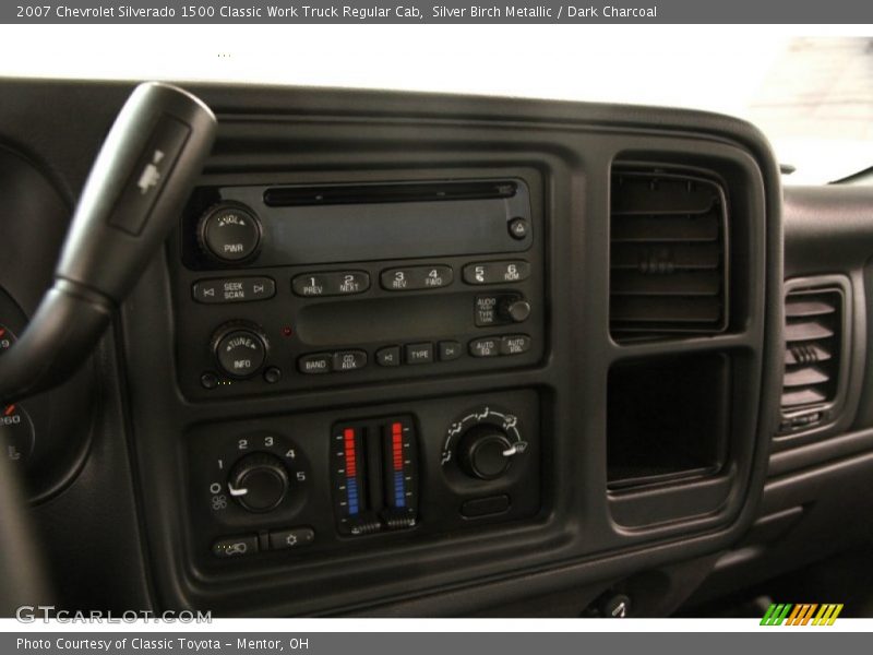 Silver Birch Metallic / Dark Charcoal 2007 Chevrolet Silverado 1500 Classic Work Truck Regular Cab