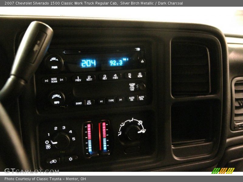 Silver Birch Metallic / Dark Charcoal 2007 Chevrolet Silverado 1500 Classic Work Truck Regular Cab