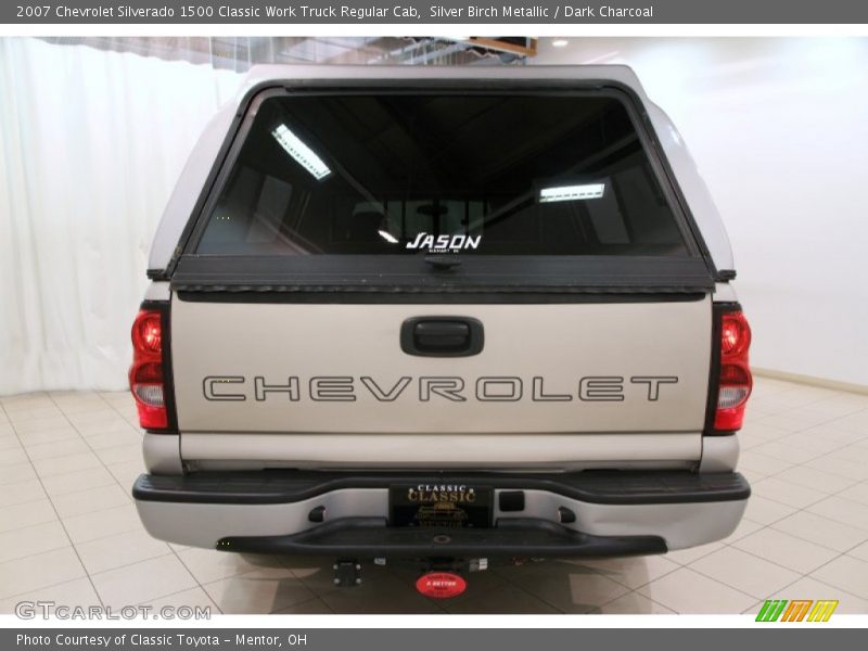 Silver Birch Metallic / Dark Charcoal 2007 Chevrolet Silverado 1500 Classic Work Truck Regular Cab