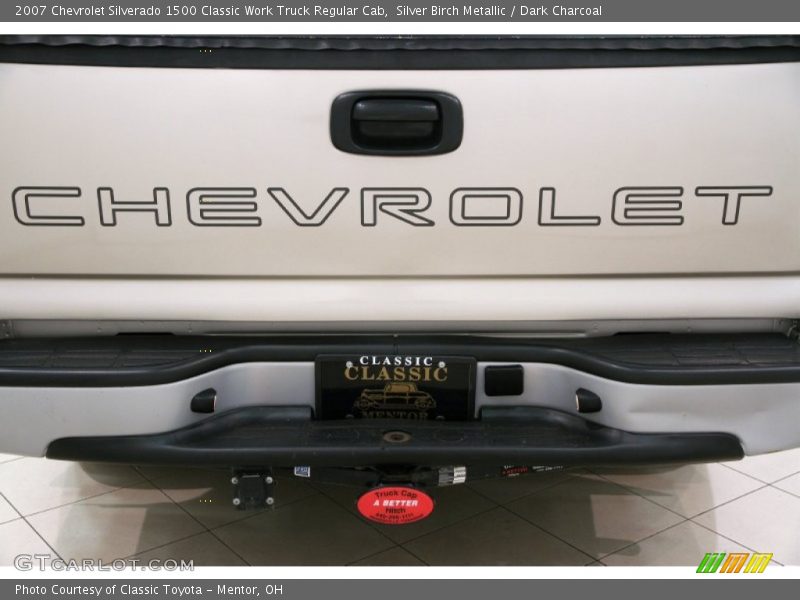 Silver Birch Metallic / Dark Charcoal 2007 Chevrolet Silverado 1500 Classic Work Truck Regular Cab