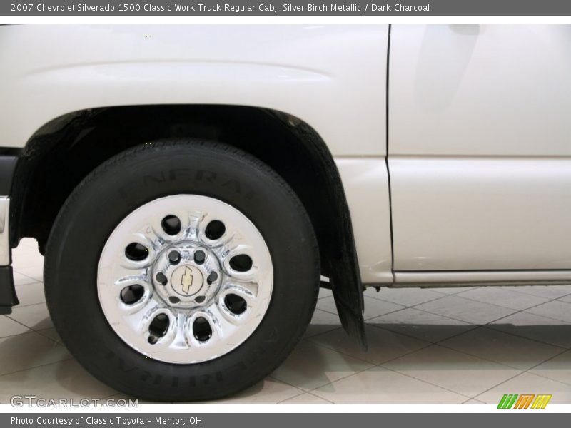 Silver Birch Metallic / Dark Charcoal 2007 Chevrolet Silverado 1500 Classic Work Truck Regular Cab