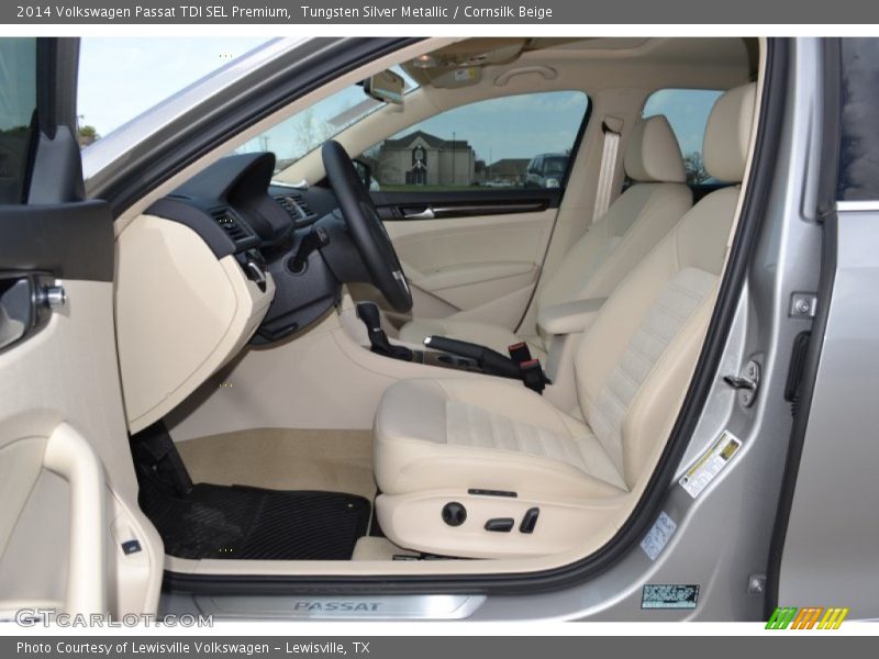 Tungsten Silver Metallic / Cornsilk Beige 2014 Volkswagen Passat TDI SEL Premium