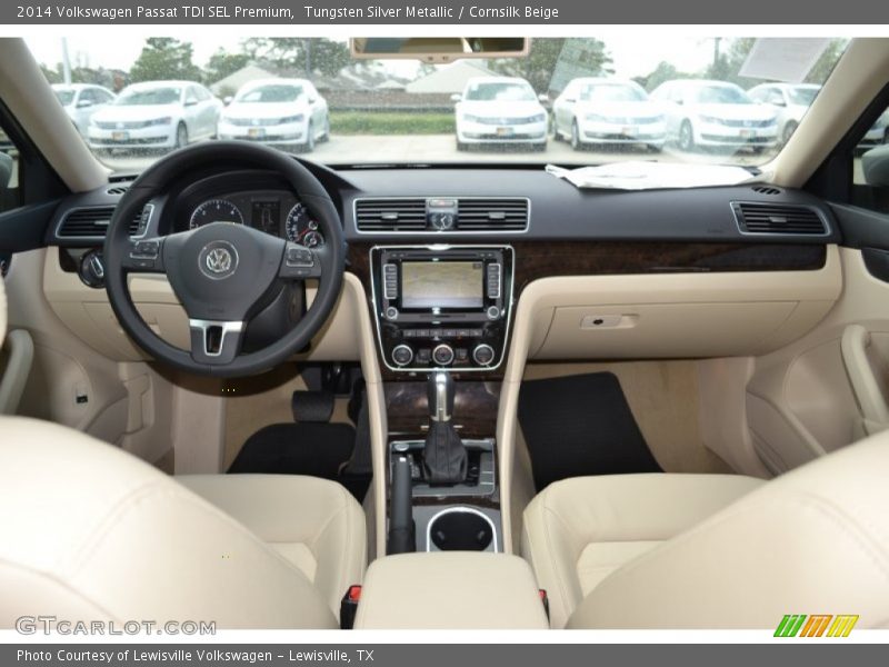 Tungsten Silver Metallic / Cornsilk Beige 2014 Volkswagen Passat TDI SEL Premium
