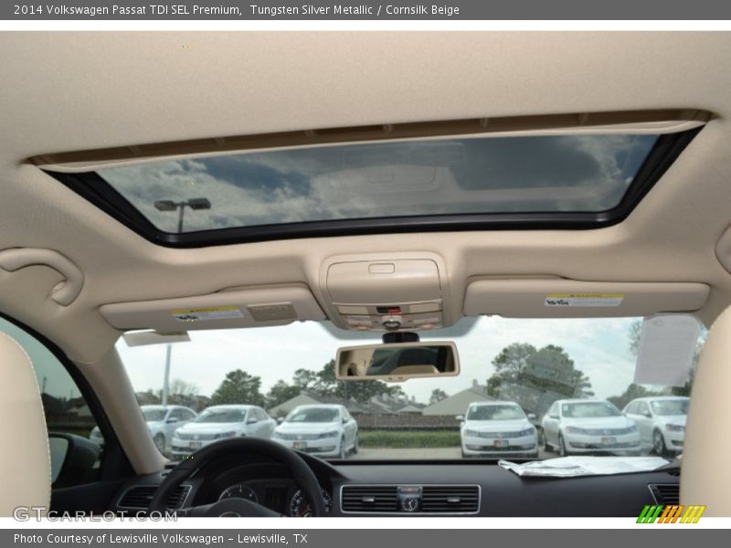 Tungsten Silver Metallic / Cornsilk Beige 2014 Volkswagen Passat TDI SEL Premium