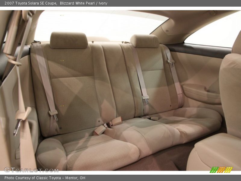 Blizzard White Pearl / Ivory 2007 Toyota Solara SE Coupe