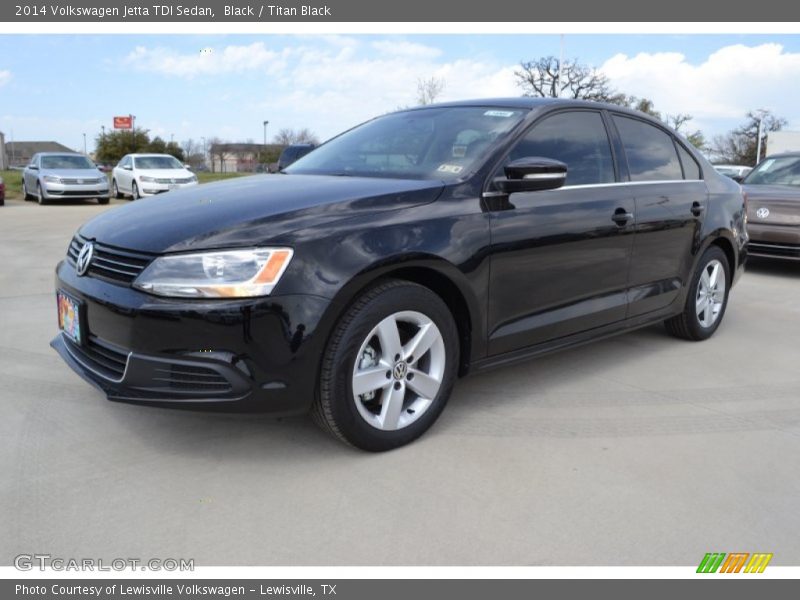 Front 3/4 View of 2014 Jetta TDI Sedan