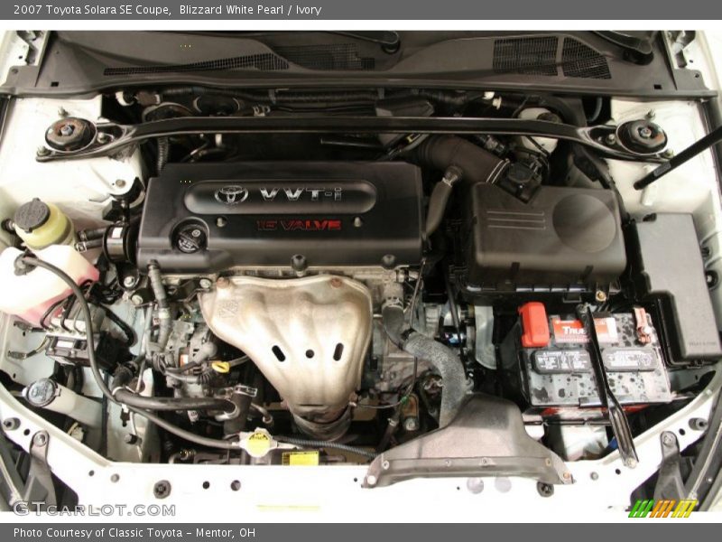 Blizzard White Pearl / Ivory 2007 Toyota Solara SE Coupe