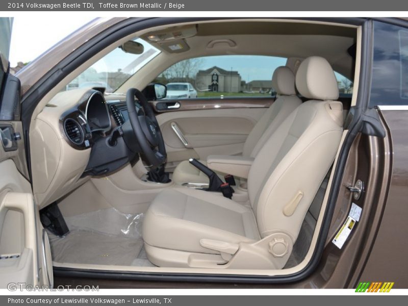  2014 Beetle TDI Beige Interior