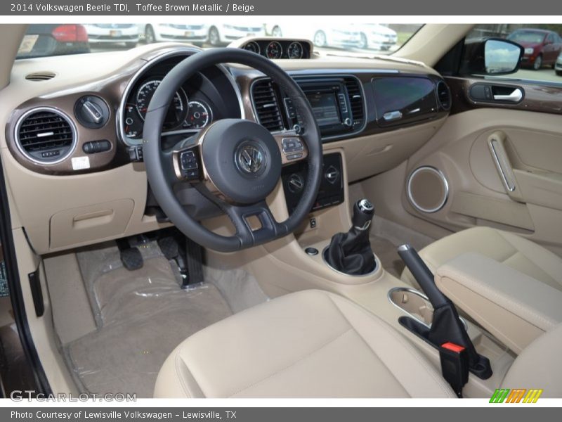 Beige Interior - 2014 Beetle TDI 