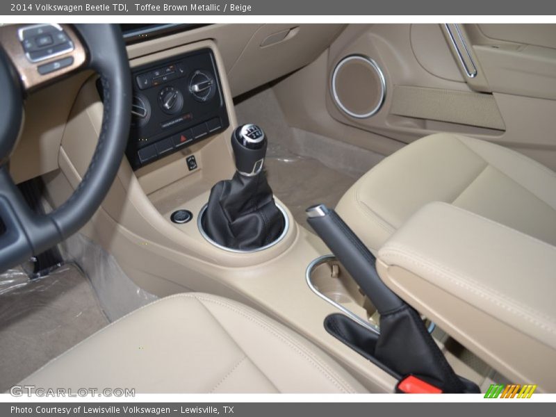 Toffee Brown Metallic / Beige 2014 Volkswagen Beetle TDI