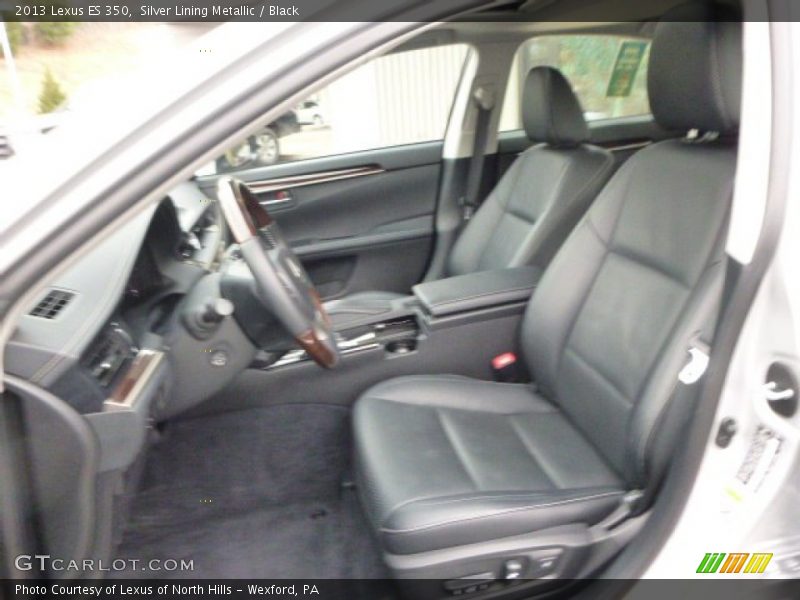 Silver Lining Metallic / Black 2013 Lexus ES 350