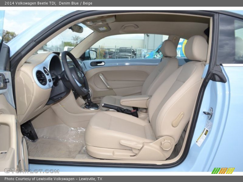  2014 Beetle TDI Beige Interior