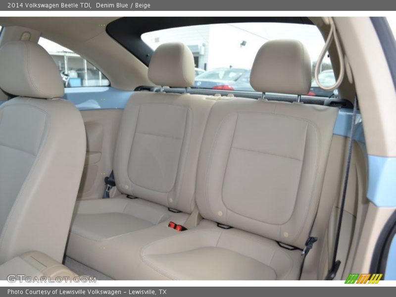 Denim Blue / Beige 2014 Volkswagen Beetle TDI