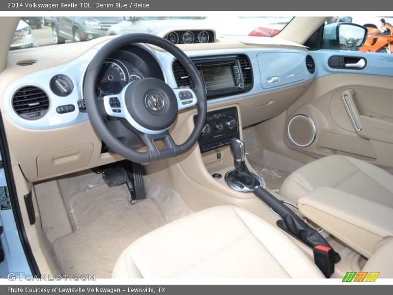 Beige Interior - 2014 Beetle TDI 