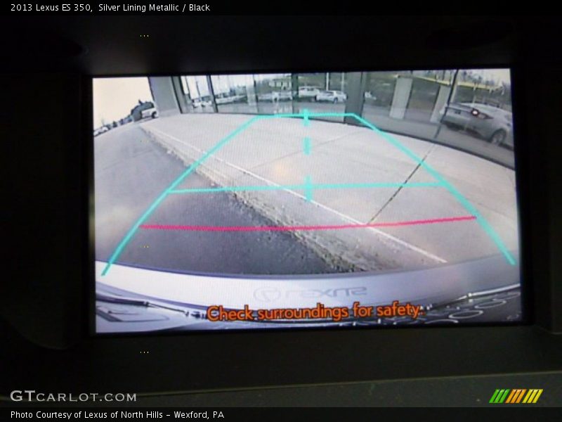 Silver Lining Metallic / Black 2013 Lexus ES 350