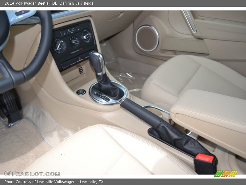 Denim Blue / Beige 2014 Volkswagen Beetle TDI